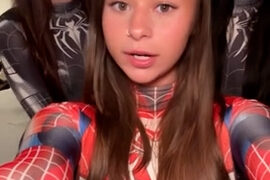 Sophie Rain/Sophieraiin Spiderman video so hot – Onlyfans